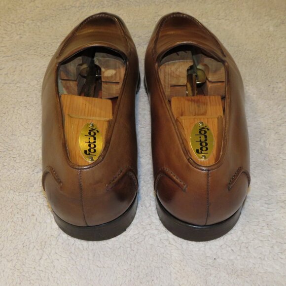 Ralph Lauren Purple Label x Edward Green Brown Antiqued Loafers 11.5 E main image 7